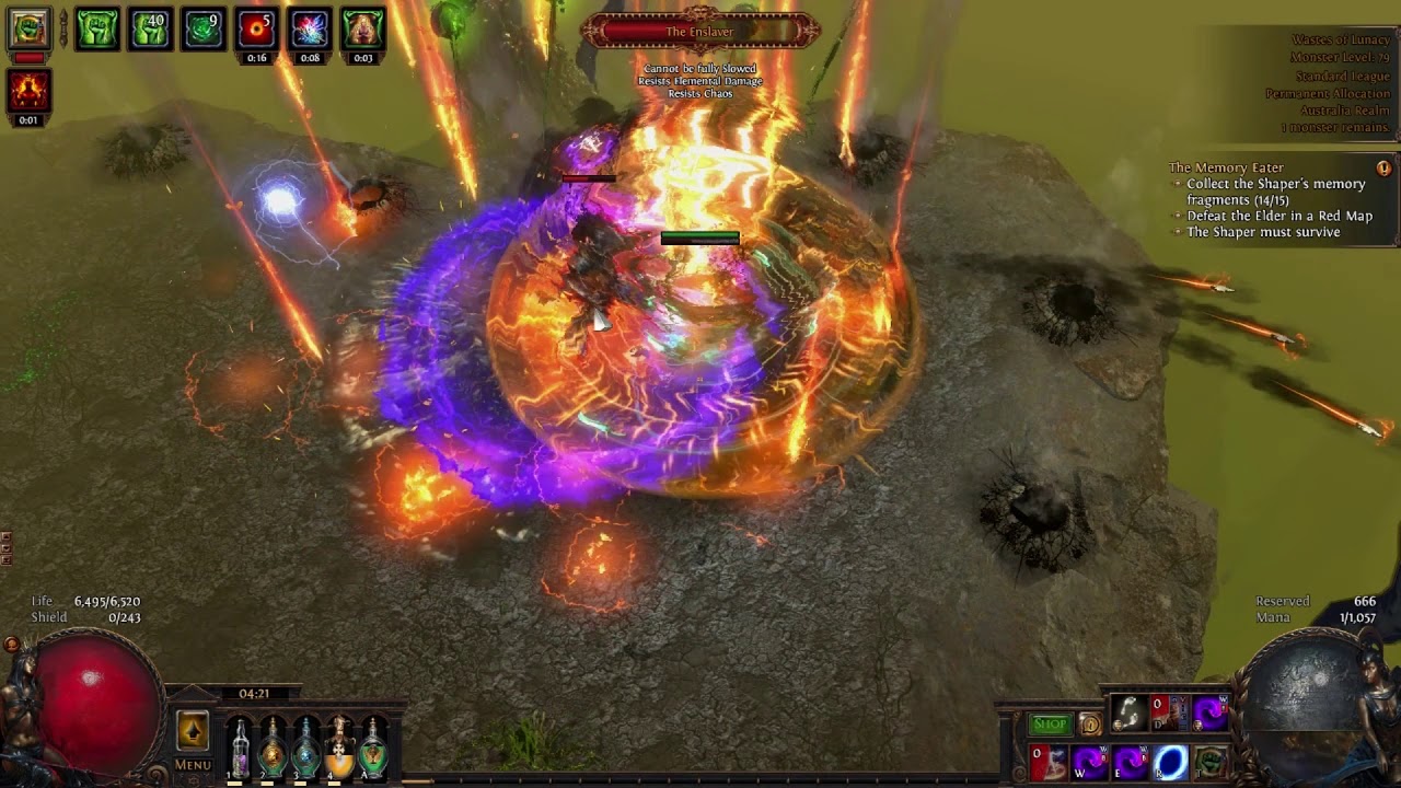 Path of exile how much dmg does blade fall do per cast